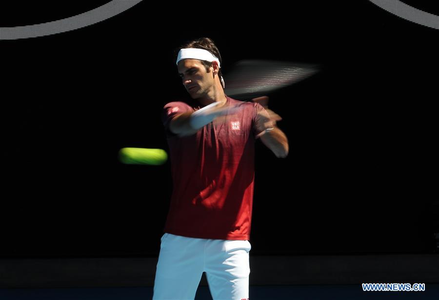 (SP)AUSTRALIA-MELBOURNE-TENNIS-AUSTRALIAN OPEN-TRAINING