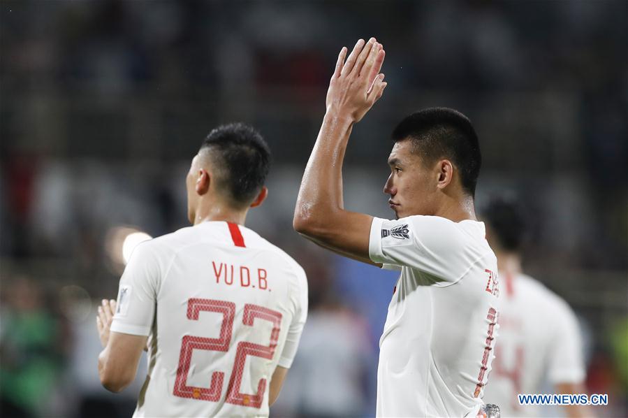 (SP)UAE-ABU DHABI-FOOTBALL-ASIAN CUP-CHN VS KOR