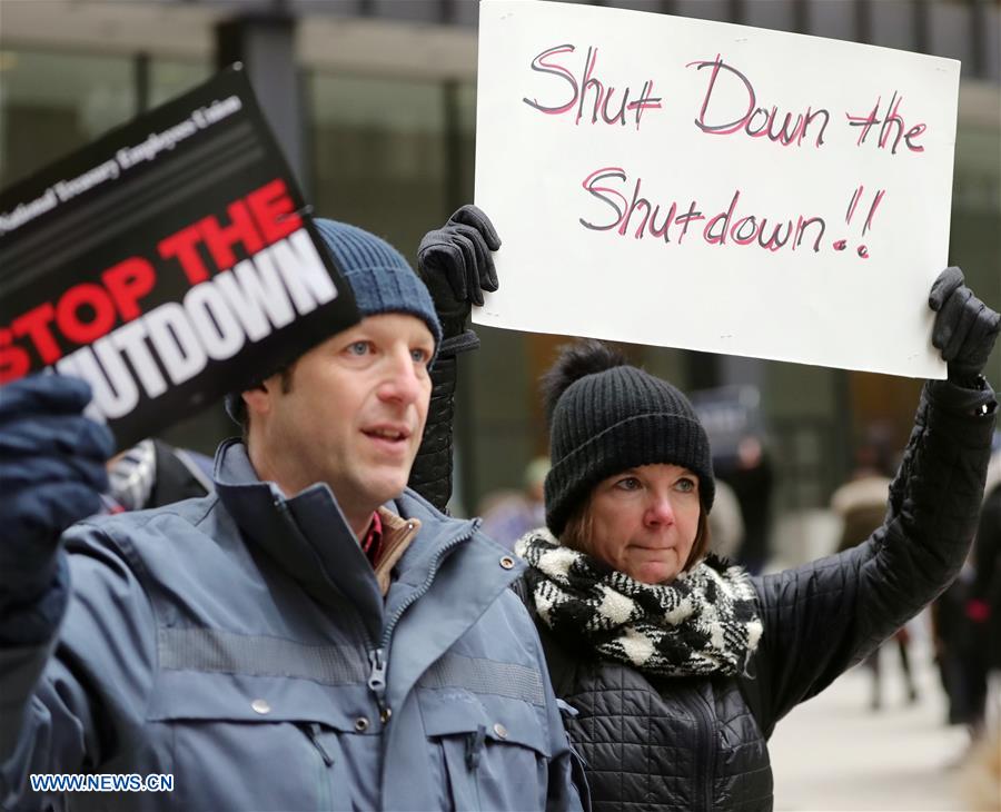 U.S.-CHICAGO-PARTIAL GOVERNMENT SHUTDOWN-PROTEST