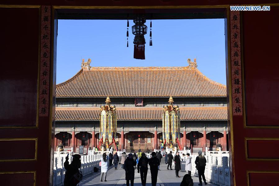 (InPalaceMuseum)CHINA-BEIJING-THE FORBIDDEN CITY-SPRING FESTIVAL CELEBRATION-LANTERNS (CN)