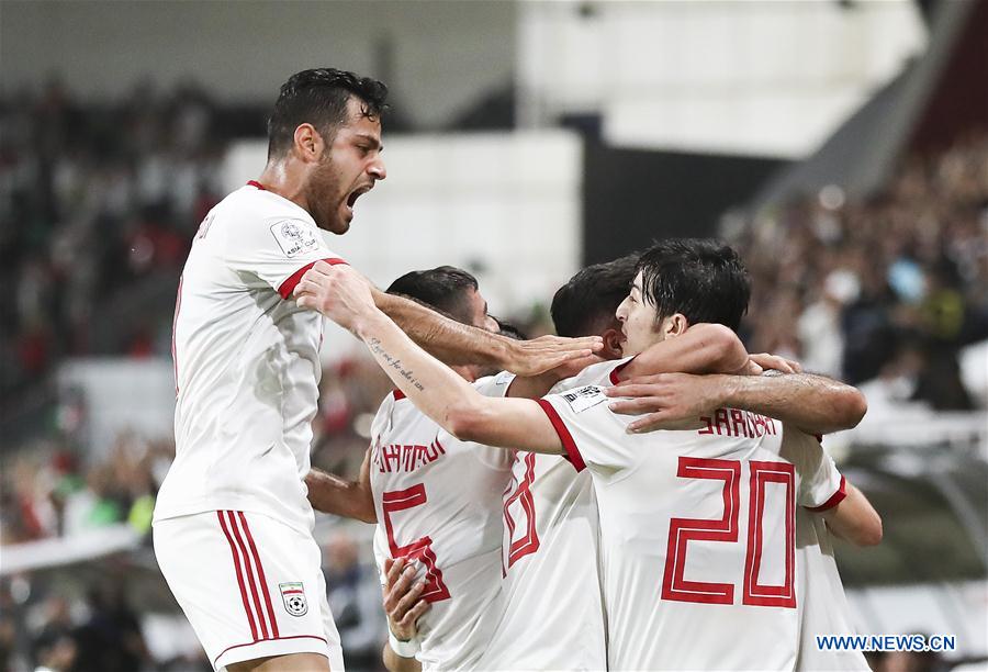 (SP)UAE-ABU DHABI-FOOTBALL-ASIAN CUP-CHINA-IRAN