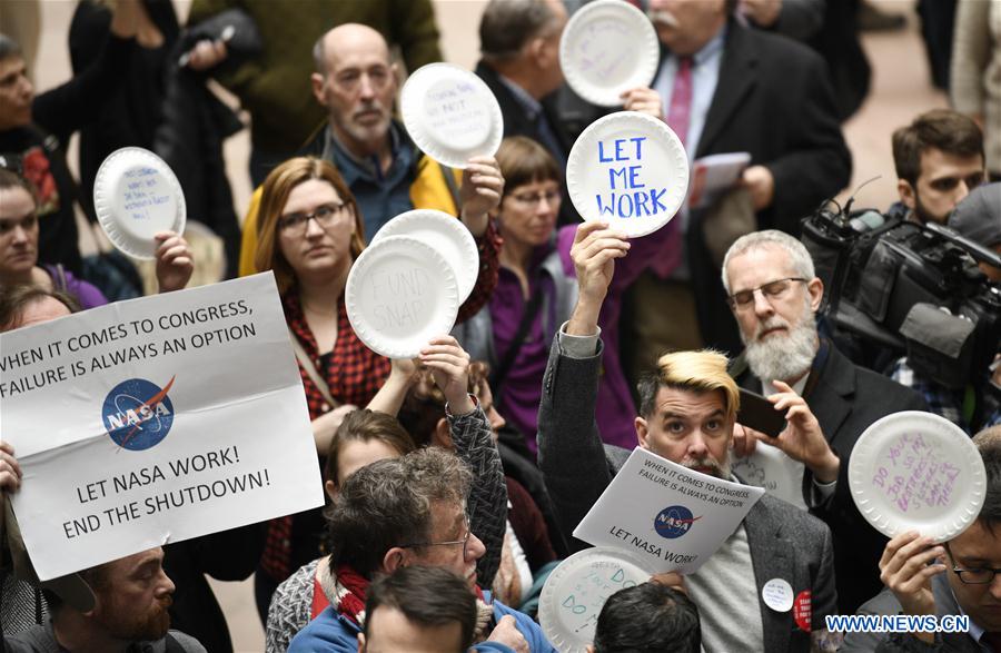 U.S.-WASHINGTON D.C.-PARTIAL GOVERNMENT SHUTDOWN-PROTEST