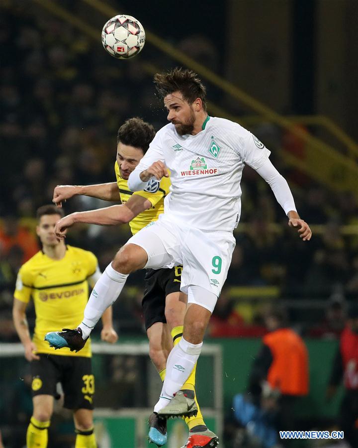 (SP)GERMANY-DORTMUND-SOCCER-GERMAN CUP-BORUSSIA DORTMUND VS SV WERDER BREMEN