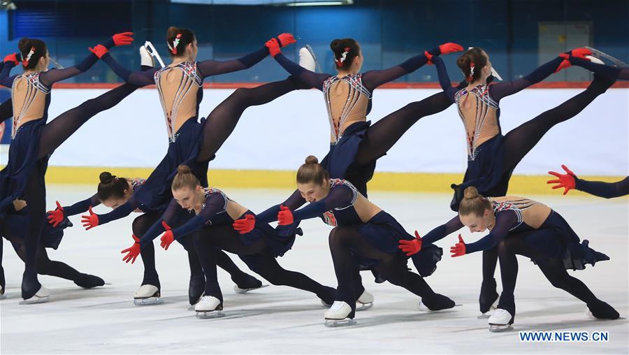 (SP) CROATIA-ZAGREB-SYNCHRONIZED SKATING-15TH ZAGREB SNOWFLAKES TROPHY