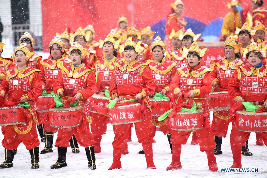 CHINA-HEBEI-SHIJIAZHUANG-DRUM PERFORMANCE (CN)