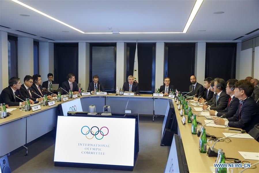 (SP)SWITZERLAND-LAUSANNE-IOC-DPRK-SOUTH KOREA-DISCUSSION