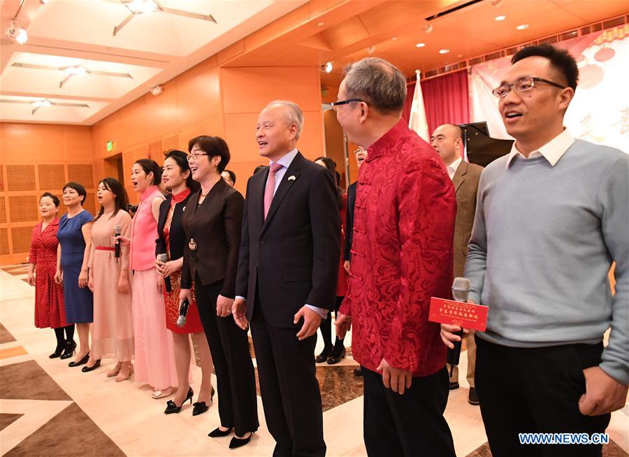 U.S.-WASHINGTON-CHINESE EMBASSY-LUNAR NEW YEAR-CELEBRATION 