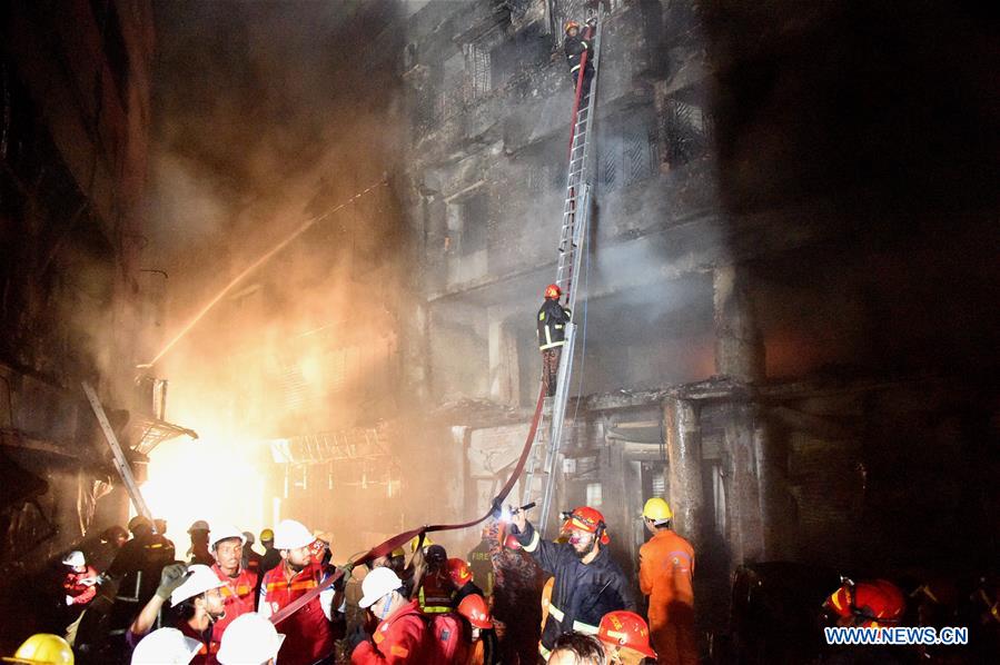 BANGLADESH-DHAKA-FIRE-CASUALTIES