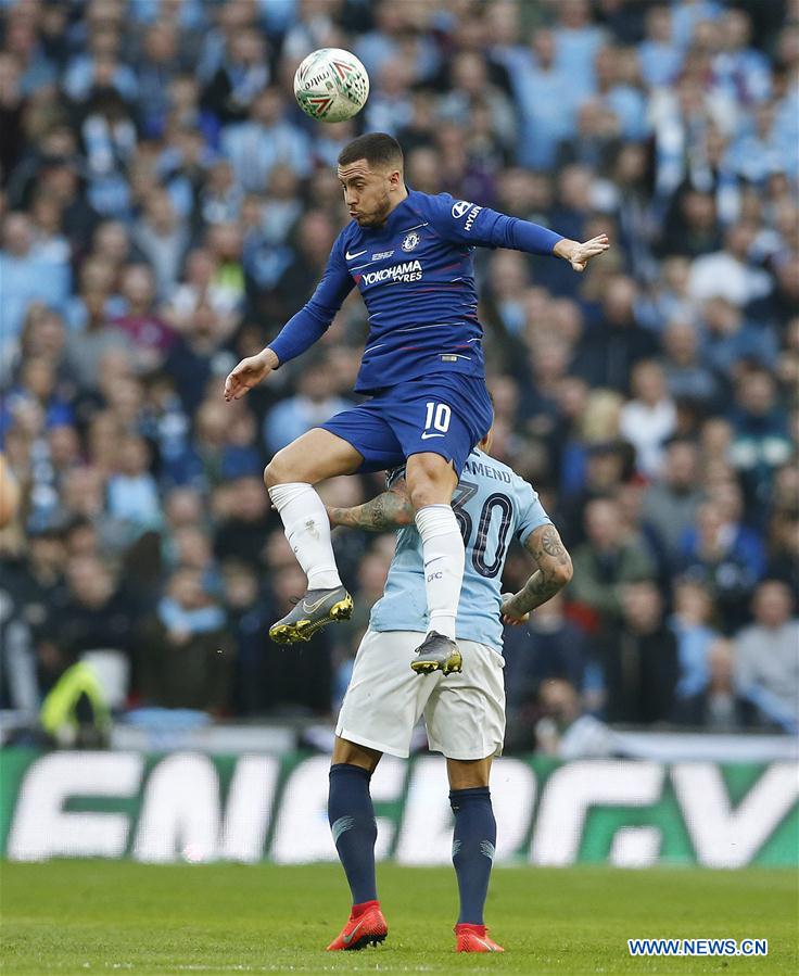 (SP)BRITAIN-LONDON-FOOTBALL-CARABAO CUP FINAL-CHELSEA VS MAN CITY