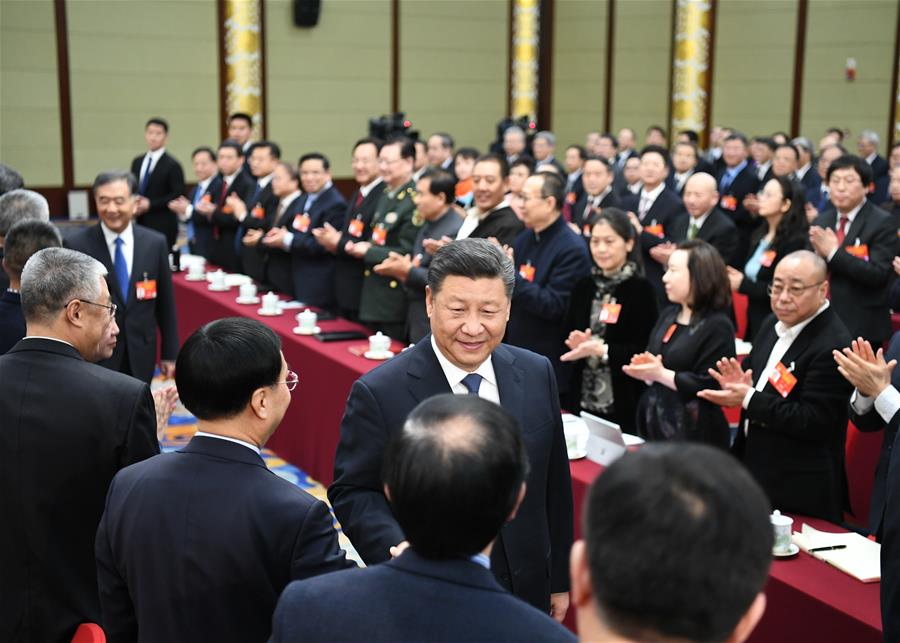 (TWO SESSIONS)CHINA-BEIJING-XI JINPING-CPPCC-JOINT PANEL DISCUSSION (CN)