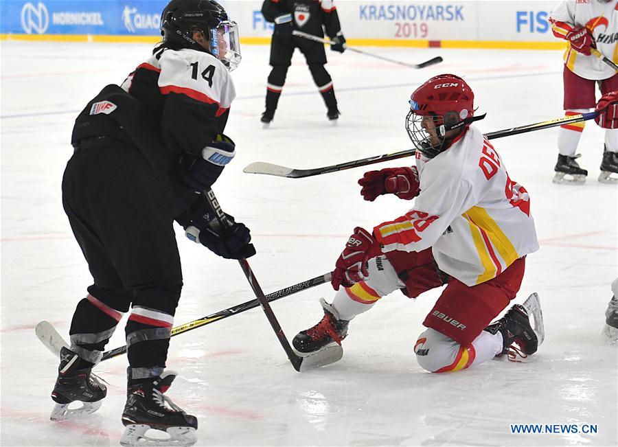 (SP)RUSSIA-KRASNOYARSK-ICE HOCKEY-29TH WINTER UNIVERSIADE