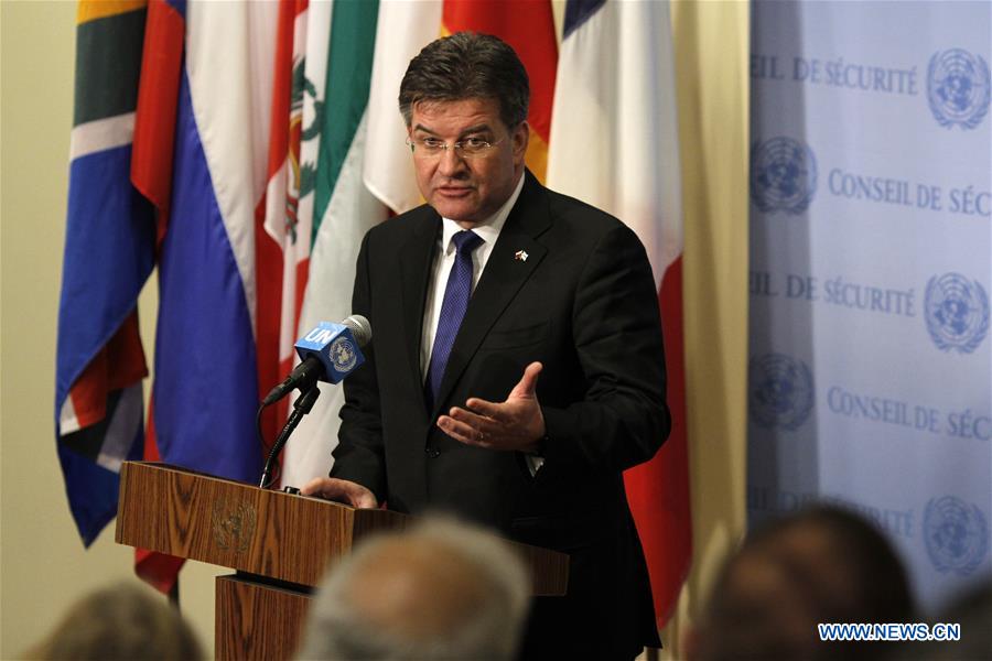 UN-OSCE-MIROSLAV LAJCAK-PRESS ENCOUNTER