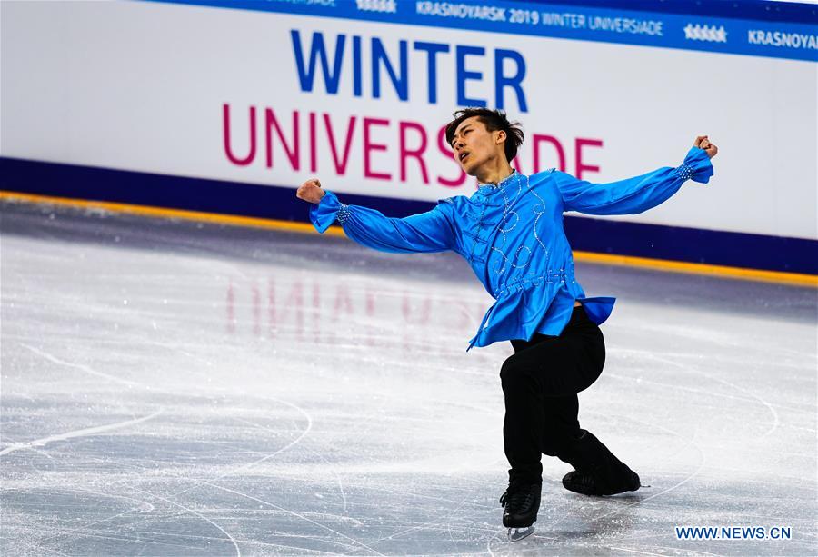 (SP)RUSSIA-KRASNOYARSK-29TH WINTER UNIVERSIADE-FIGURE SKATING