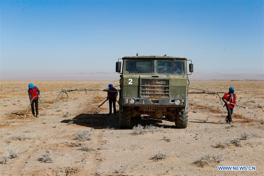 CHINA-INNER MONGOLIA-DESERT-GREENING (CN)