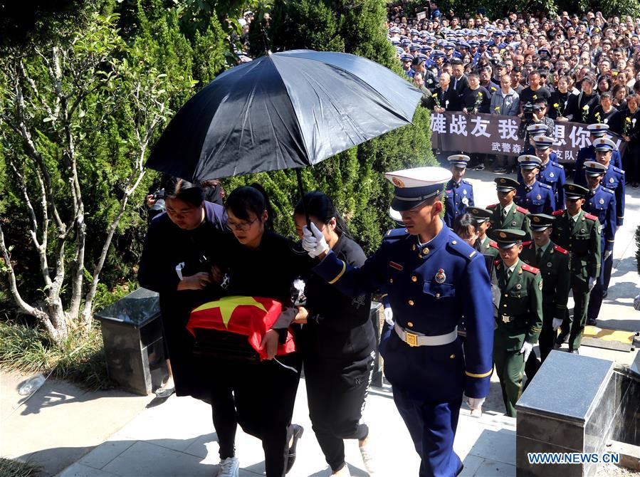 #CHINA-SICHUAN-XICHANG-FOREST FIRE-MARTYR-BURIAL CEREMONY (CN)