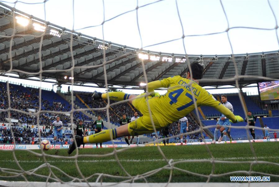 (SP)ITALY-ROME-SOCCER-SERIE A-LAZIO VS SASSUOLO