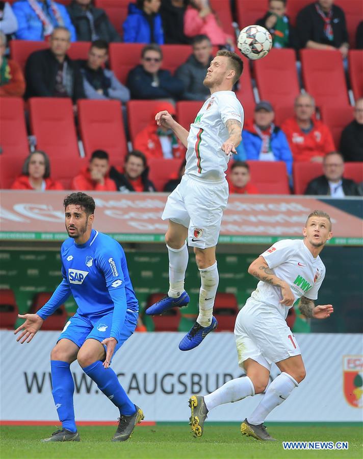 (SP)GERMANY-AUGSBURG-SOCCER-BUNDESLIGA-AUGSBURG VS HOFFENHEIM