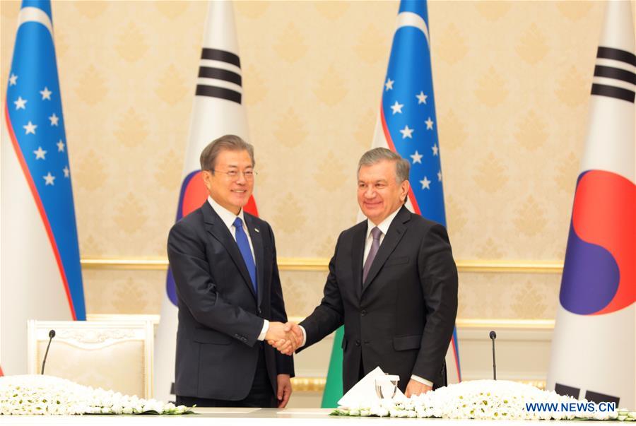 UZBEKISTAN-TASHKENT-SOUTH KOREA-TALKS