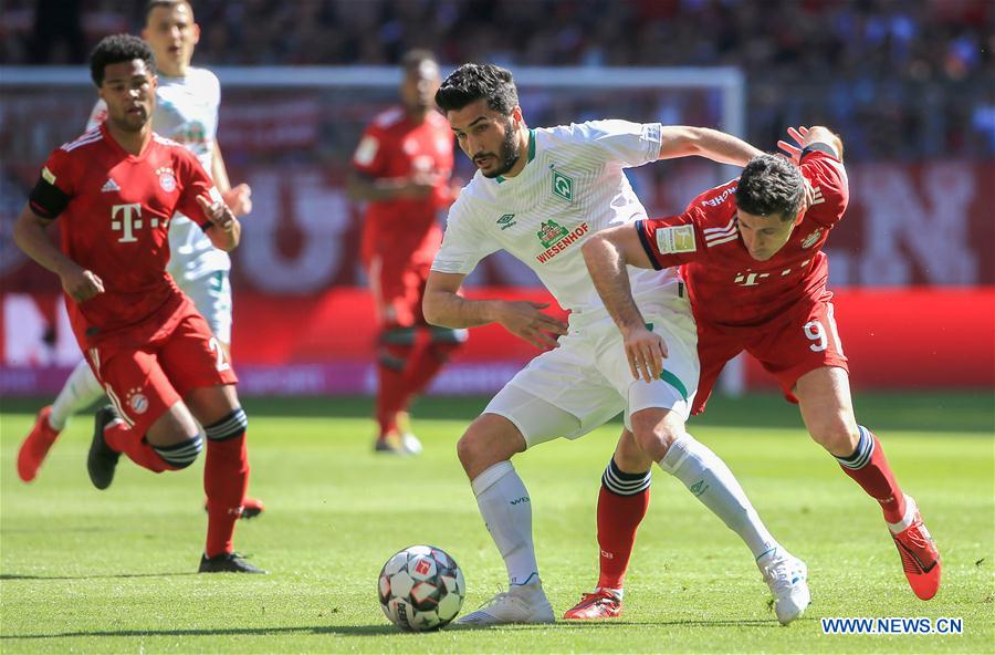 (SP)GERMANY-MUNICH-SOCCER-BUNDESLIGA-BAYERN MUNICH VS BREMEN