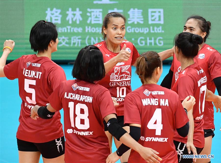 (SP)CHINA-TIANJIN-ASIAN WOMEN'S CLUB VOLLEYBALL CHAMPIONSHIP-JPN VS THA(CN)