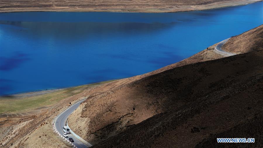 CHINA-TIBET-YAMZBOG YUMCO LAKE-SCENERY (CN)