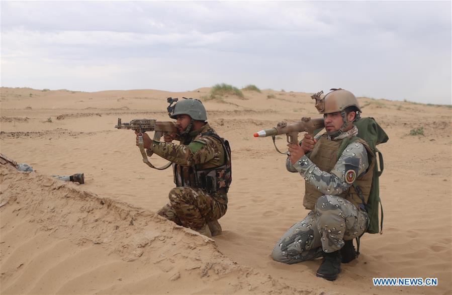 AFGHANISTAN-JAWZJAN-MILITARY-PATROL