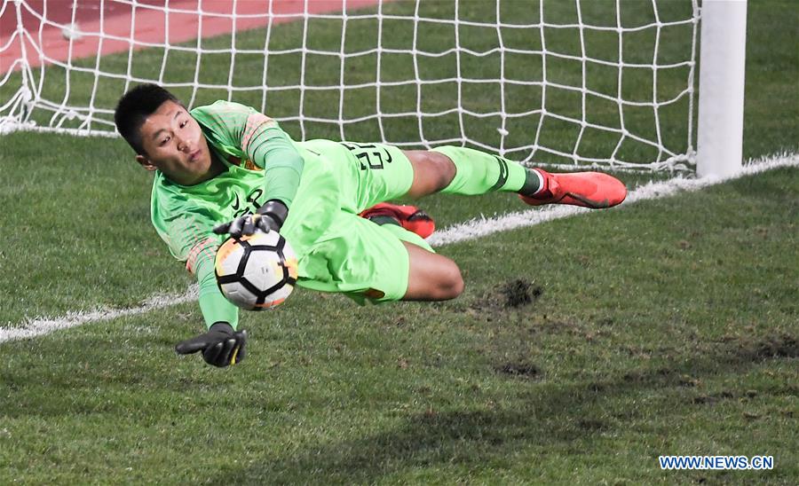 (SP)CHINA-CHENGDU-FOOTBALL-PANDA CUP INTERNATIONAL YOUTH TOURNAMENT-CHN U18 VS KOR U18 (CN)