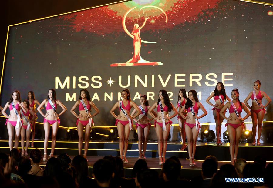 MYANMAR-YANGON-MISS UNIVERSE 2019