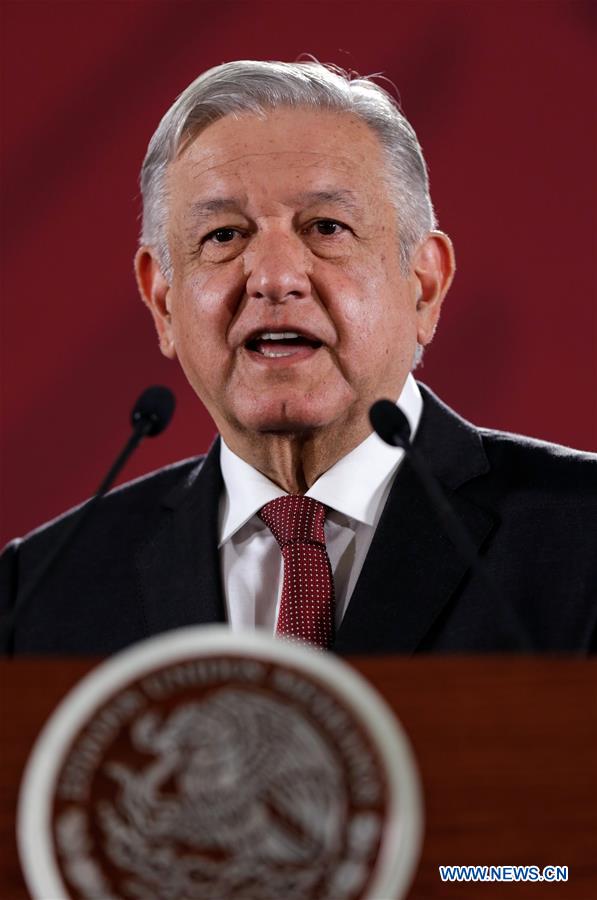 MEXICO-MEXICO CITY-PRESIDENT-PRESS