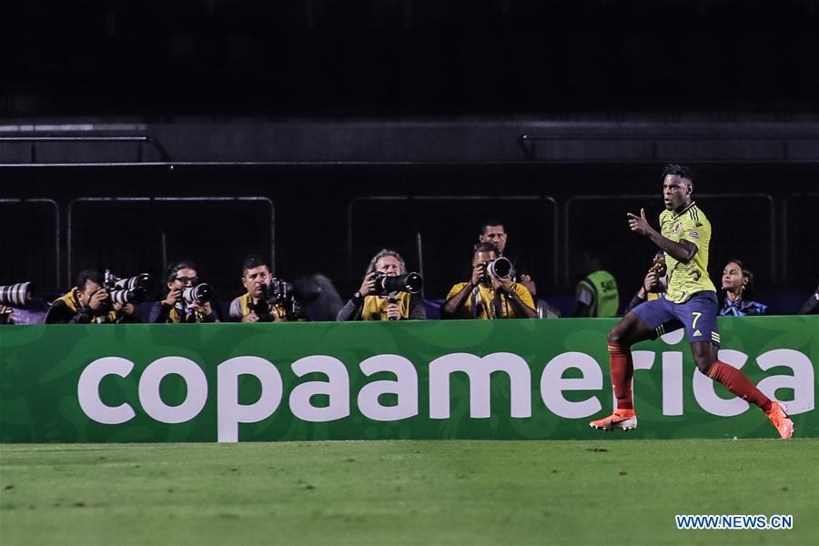 (SP)BRAZIL-RIO DE JANEIRO-SOCCER-COPA AMERICA 2019-COLOMBIA VS QATAR