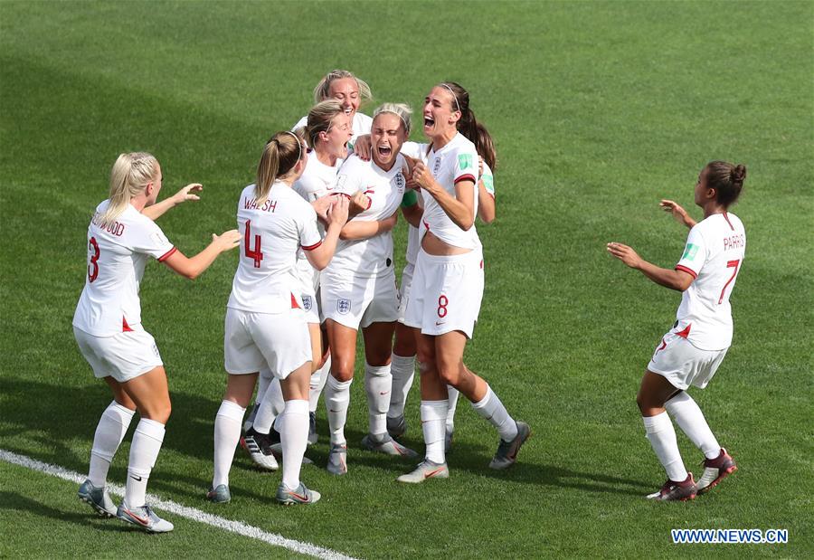 (SP)FRANCE-VALENCIENNES-2019 FIFA WOMEN'S WORLD CUP-ROUND OF 16-ENGLAND VS CAMEROON