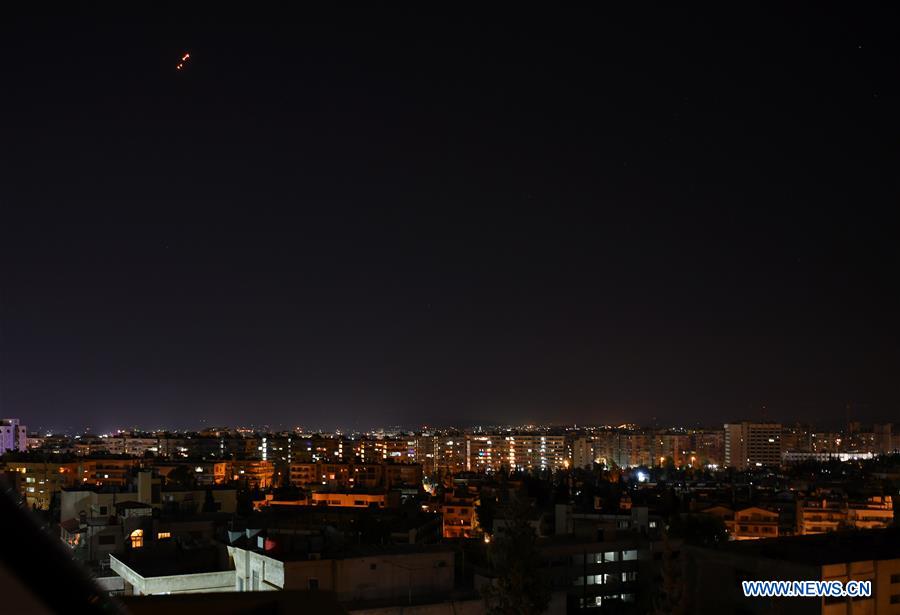 SYRIA-DAMASCUS-MISSILE