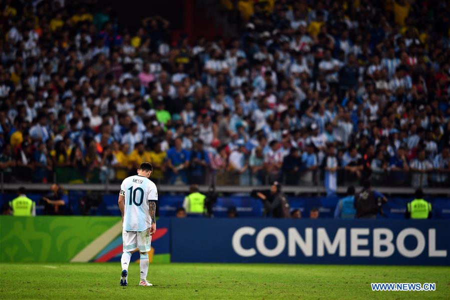 (SP)BRAZIL-BELO HORIZONTE-FOOTBALL-COPA AMERICA 2019-ARGENTINA VS BRAZIL