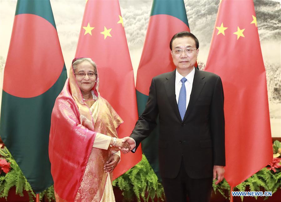 CHINA-BEIJING-LI KEQIANG-BANGLADESH-SHEIKH HASINA-TALKS (CN)