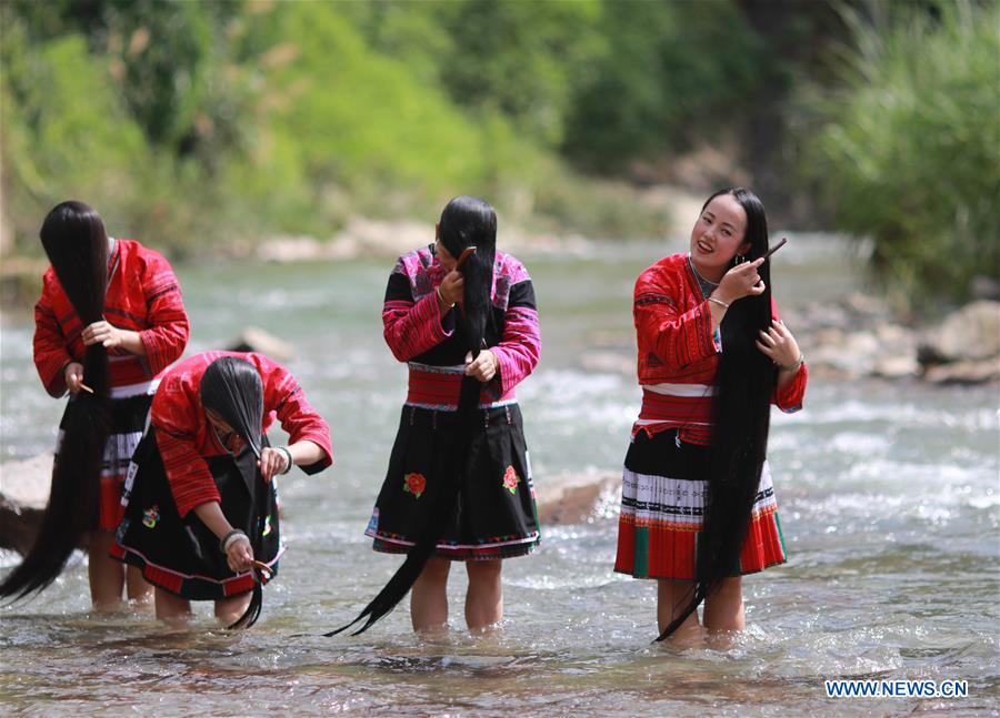 #CHINA-GUANGXI-YAO ETHNIC GROUP-HAIR (CN)