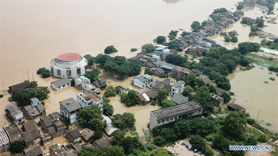 CHINA-HUNAN-XIANGTAN-FLOODS