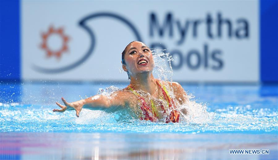 (SP)SOUTH KOREA-GWANGJU-FINA WORLD CHAMPIONSHIPS-ARTISTIC SWIMMING-WOMEN'S SOLO TECHNICAL