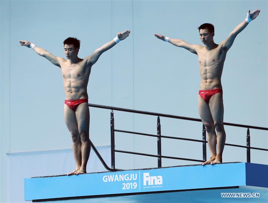 (SP)SOUTH KOREA-GWANGJU-FINA WORLD CHAMPIONSHIPS-MEN'S 10M SYNCHRO PLATFORM FINAL