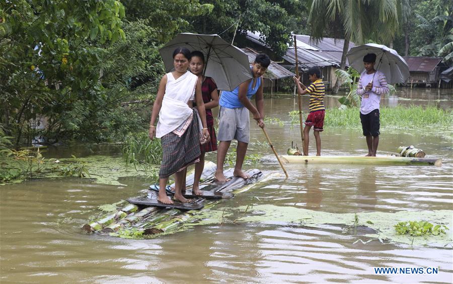 INDIA-WEATHER-FLOOD