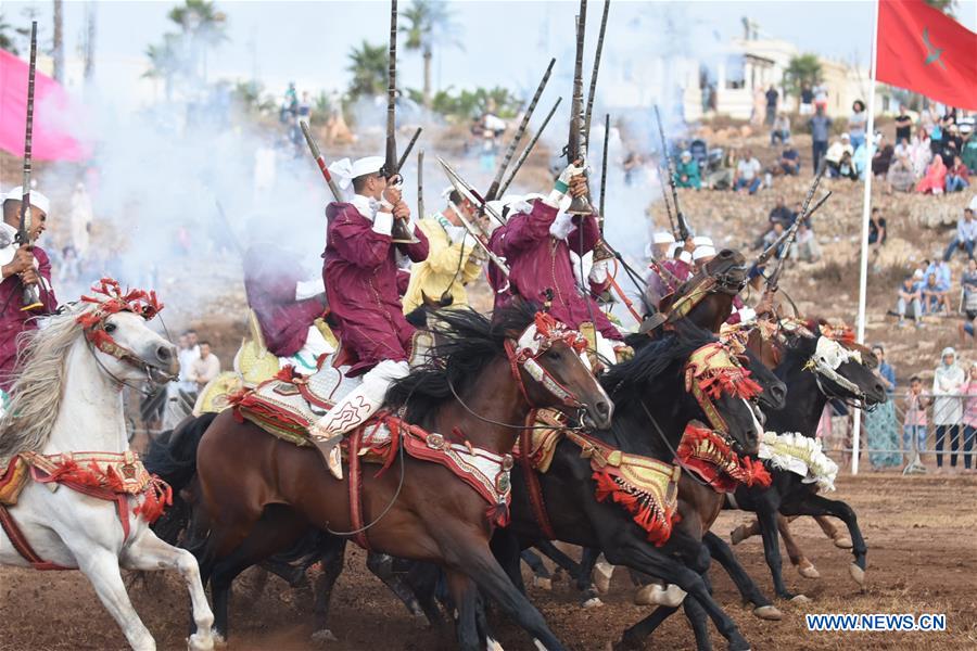 MOROCCO-RABAT-HORSE SHOW-FANTASIA