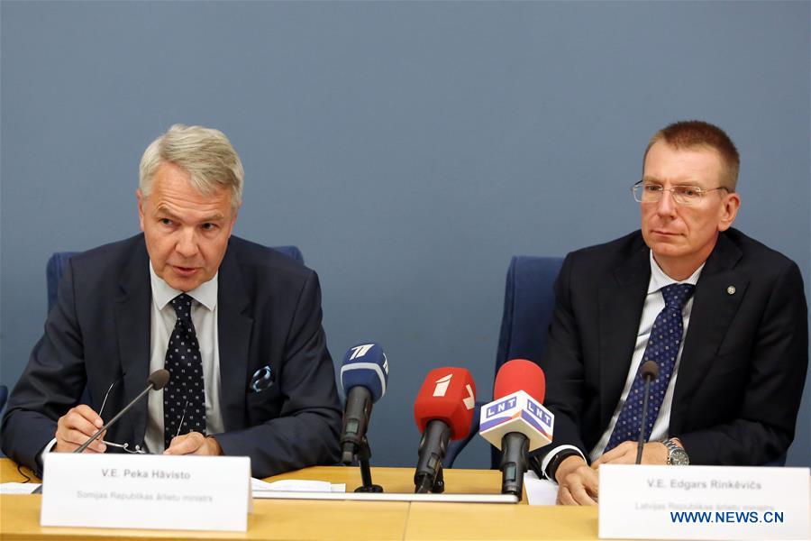 LATVIA-RIGA-FINNISH FM-VISIT