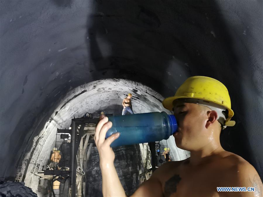 LAOS-OUDOMXAY-CHINA-LAOS RAILWAY-TUNNEL-CONSTRUCTION