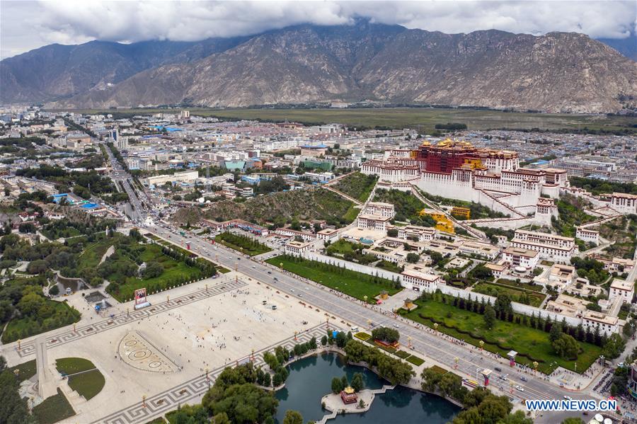 (InTibet)CHINA-TIBET-LHASA-AERIAL VIEW (CN)