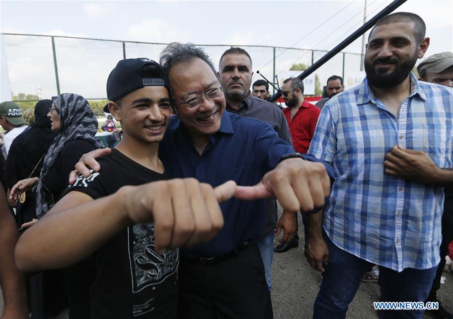 LEBANON-BEIRUT-YO-YO MA-STREET CONCERT