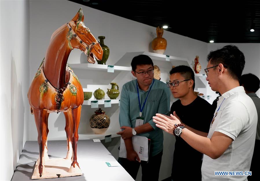 CHINA-HENAN-EXHIBITION-TRI-COLORED GLAZED ARTWORKS (CN)