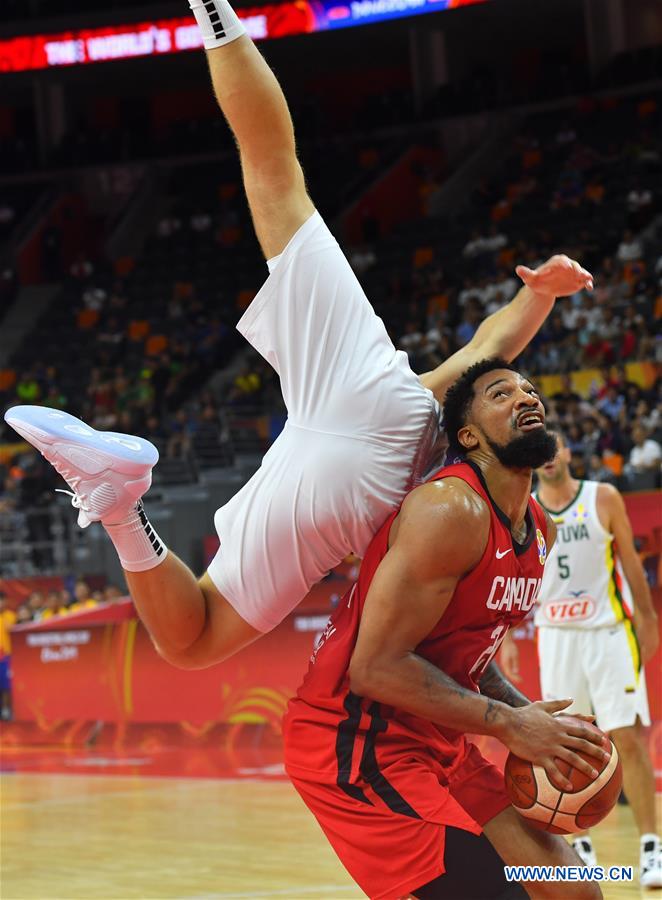 (SP)CHINA-DONGGUAN-BASKETBALL-FIBA WORLD CUP-GROUP H-LITHUANIA VS CANADA (CN)