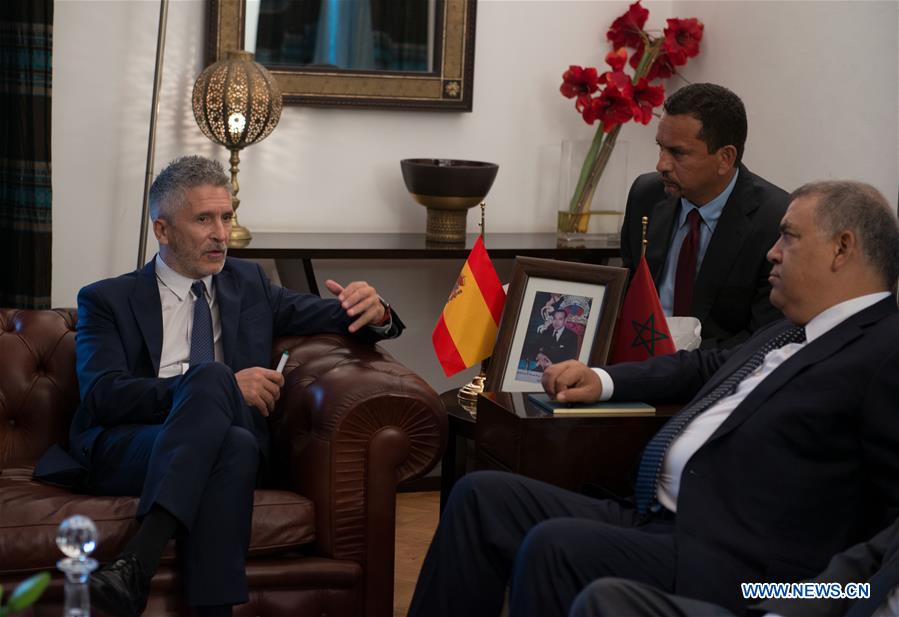 MOROCCO-RABAT-SPAIN-INTERIOR MINISTERS-MEETING