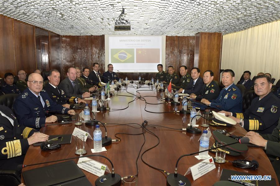 BRAZIL-BRASILIA-CHINESE DEFENSE MINISTER-VISIT