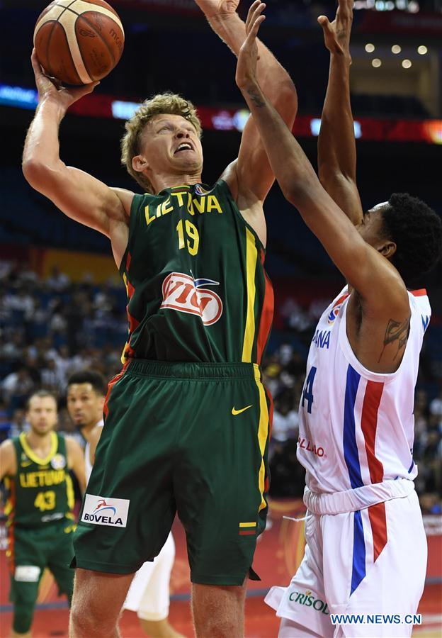 (SP)CHINA-NANJING-BASKETBALL-FIBA WORLD CUP-GROUP L-DOM VS LTU(CN)