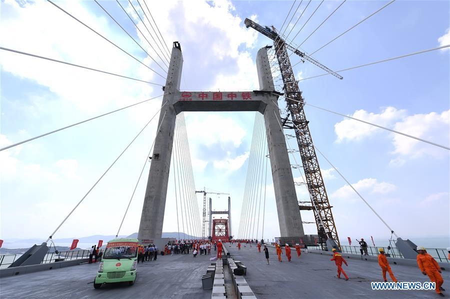 CHINA-FUJIAN-CROSS-SEA ROAD-RAIL BRIDGE-COMPLETION (CN)